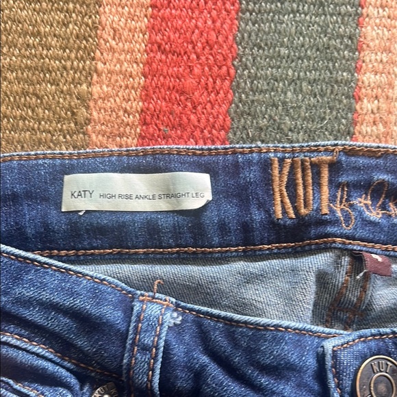 KUT from the Kloth Katy High Rise Straight Jeans - Picture 3 of 6